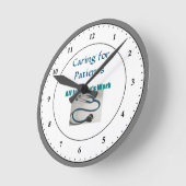 Runde Uhr des medizinischen Stethoskops (Winkel)