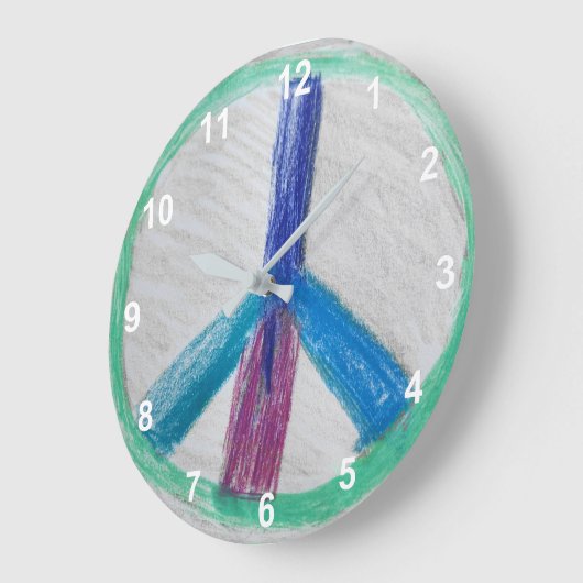 Runde Uhr für Frieden (Winkel)