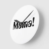 Runde Uhr für Ihre Mama (Winkel)