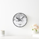 Runde Uhr Helsinki Clock City Line Art (Zuhause)