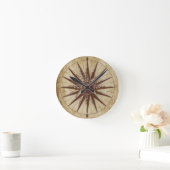 Runde Uhr in Schwarz-Weiß-Design (Zuhause)