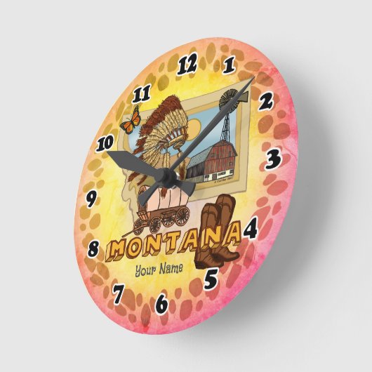 Runde Uhr Montana (Winkel)