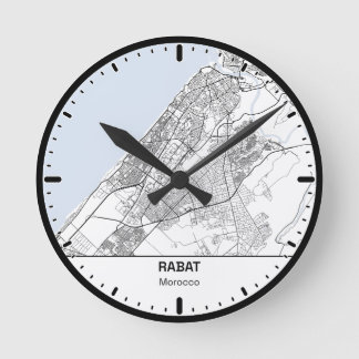 Runde Uhr Rabat Clock City Line Art