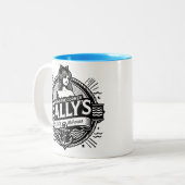 Runde um das Ecke Sally's Seaside Alehouse Zweifarbige Tasse (Vorderseite Links)