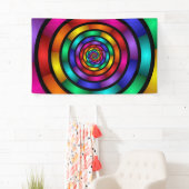 Runde und psychedelische Fraktal Kunst Banner (Insitu)