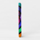 Runde und psychedelische Fraktal Kunst Case-Mate iPhone Hülle (Hinten/Links)