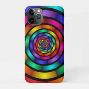 Runde und psychedelische Fraktal Kunst Case-Mate iPhone Hülle