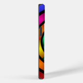 Runde und psychedelische Fraktal Kunst Case-Mate iPhone Hülle (Rückseite / Rechts)