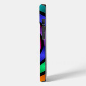 Runde und psychedelische Fraktal Kunst Case-Mate iPhone Hülle (Rückseite / Links)