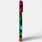 Runde und psychedelische Fraktal Kunst Case-Mate iPhone Hülle (Rückseite / Rechts)