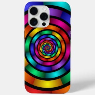 Runde und psychedelische Fraktal Kunst Case-Mate iPhone Hülle