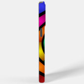 Runde und psychedelische Fraktal Kunst Case-Mate iPhone Hülle (Rückseite / Rechts)