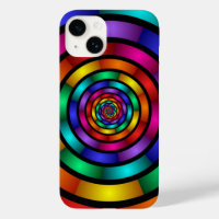 Runde und psychedelische Fraktal Kunst