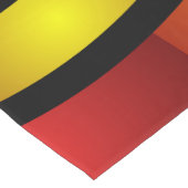 Runde und psychedelische Fraktal Kunst Kurzer Tischläufer (Ecke)