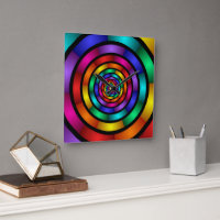 Runde und psychedelische Fraktal Kunst