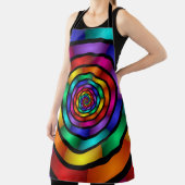 Runde und psychedelische Fraktal Kunst Schürze (InSitu)