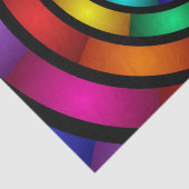 Runde und psychedelische Fraktal Kunst Seidenpapier (Detail)