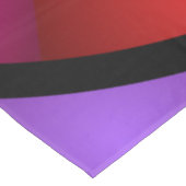 Runde und psychedelische Fraktal Kunst Tischdecke (Schrägansicht)