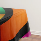 Runde und psychedelische Fraktal Kunst Tischdecke (Beispiel)