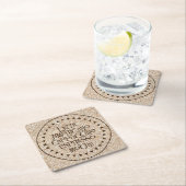 Runde Untersetzer des Korkens (Vor Ort)