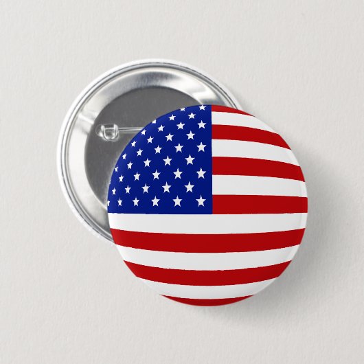 RUNDE US-FLAGGE BUTTON (Vorne & Hinten)