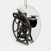 runde Verzierung der Briefbeschwerermaschine Keramik Ornament (Rechts)