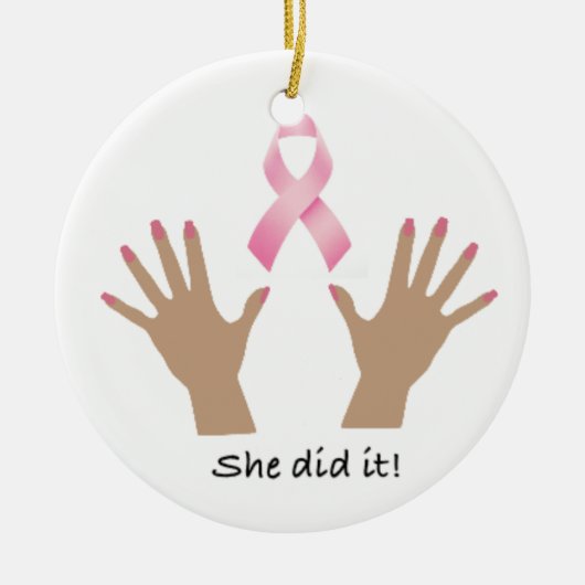 Runde Verzierung Keramik Ornament (Vorne)