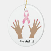 Runde Verzierung Keramik Ornament (Links)