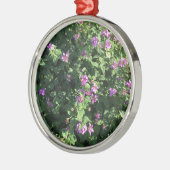 Runde Verzierung Silbernes Ornament (Links)