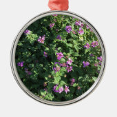 Runde Verzierung Silbernes Ornament (Vorne)