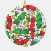 Runde Verzierung, Tennis-Kaminsims, 2011 Keramik Ornament (Hinten)