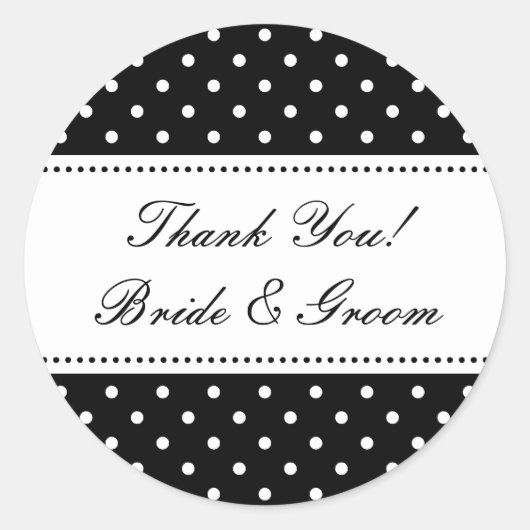 Runde Vielen Dank für Ihre Aufkleber für Gastgesch (Vorderseite)