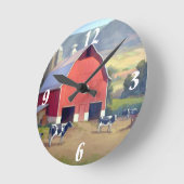 Runde Wall-Uhr/Bauernhof Wanduhr (Winkel)