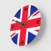 Runde Wand-Uhr für die Jack-Flagge der Union Wanduhr (Winkel)