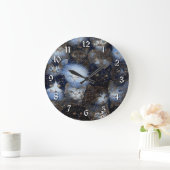 Runde Wand-Uhr für Funkkatzen Große Wanduhr (Zuhause)