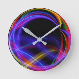 Runde Wand-Uhr mit trendigem Design Wanduhr