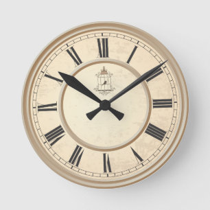 Runde Wanduhr