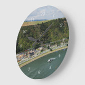 Runde Wanduhr An der Loreley im Mittelrheintal (Winkel)
