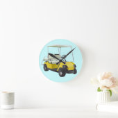 Runde Wanduhr des Golfmobils (Zuhause)