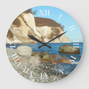 Runde Wanduhr römische Ziffern Rügen