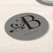 Runde WegwerfUntersetzer Runder Pappuntersetzer (Angewinkelt)