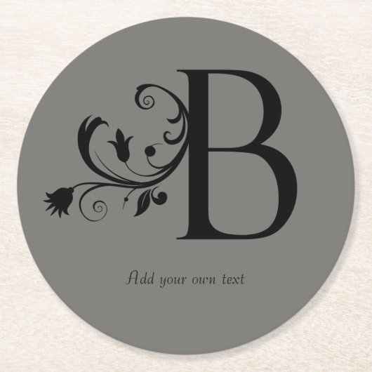 Runde WegwerfUntersetzer Runder Pappuntersetzer (Vorderseite)