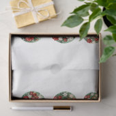 Runde Weihnachtsbild DIY Decoupage Ornament Craft Seidenpapier (Geschenk)