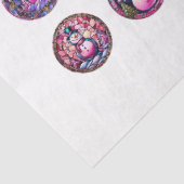 Runde Weihnachtsbild DIY Decoupage Ornament Craft Seidenpapier (Ausschnitt)