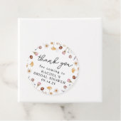 Runde Wildblume Brautparty Floral Gefallen Tag Geschenkanhänger (Beispiel)