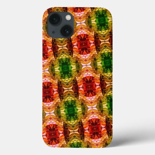 Runde zeichnend Formen erzeugen rote, grüne und go Case-Mate iPhone Hülle (Rückseite)