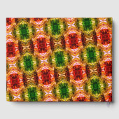 Runde zeichnend Formen erzeugen rote, grüne und go Gästebuch (Rückseite)