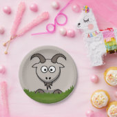 Runde Ziege Pappteller (Party)