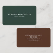 Runded Corner Unterschiedliche Farben Zwei Seiten Visitenkarte (Vorne/Hinten)