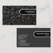 Runded Edge Tag - Abstrakt 18112 - Exotic Metal (Vorne/Hinten)